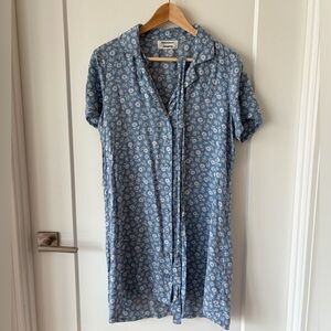 Reformation Blue Floral Dress